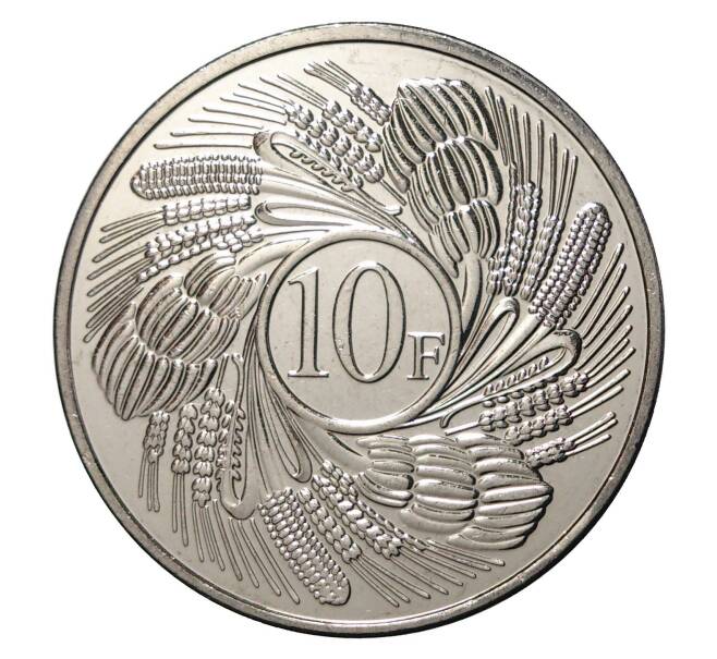 Монета 10 франков 2011 года (Артикул: M2-1349) — Фото №1