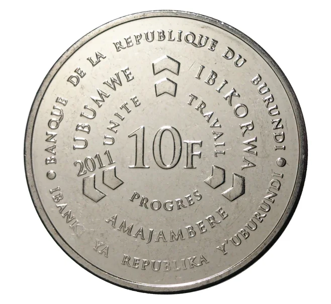 Монета 10 франков 2011 года (Артикул M2-1349)