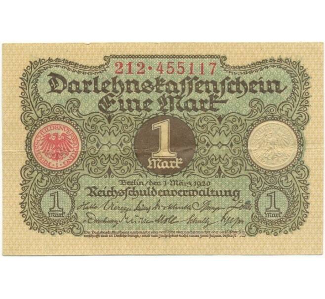 Банкнота 1 марка 1920 года Германия (Артикул B2-7080)