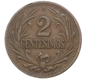 2 сентесимо 1943 года Уругвай