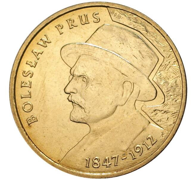 Монета 2 злотых 2012 года Польша «100 лет со дня смерти Болеслава Пруса» (Артикул M2-51745)