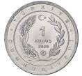 Монета 1 куруш 2020 года Турция «Птицы Анатолии — Африканская змеешейка» (Артикул K27-4790)