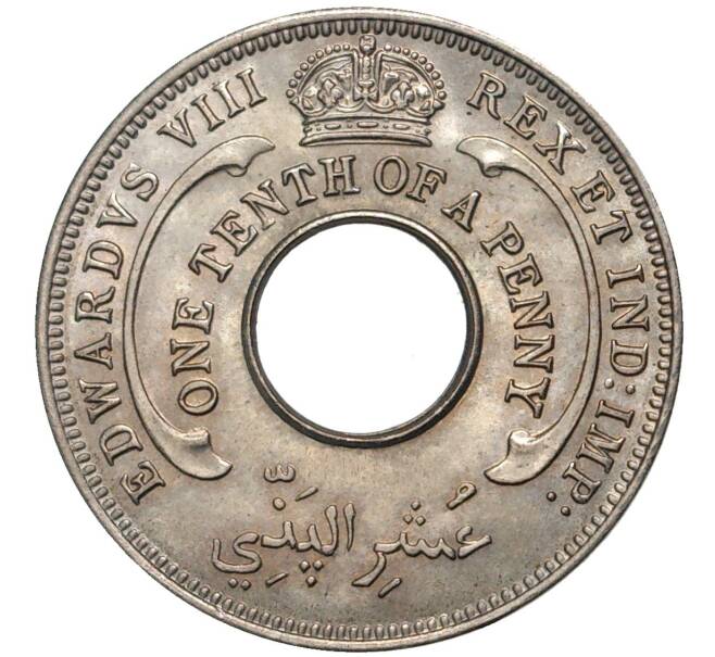 Монета 1/10 пенни 1936 года Британская Западная Африка (Эдвард VIII) (Артикул M2-51884)