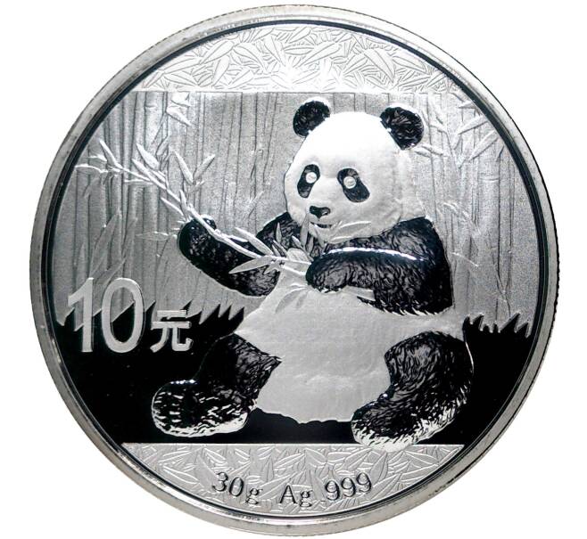 Монета 10 юаней 2017 года Китай «Панда» (Артикул K11-0264)