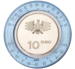 10 евро 2021 года F Германия «В движении — На воде»
