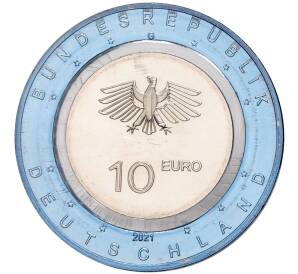 10 евро 2021 года G Германия «В движении — На воде»