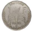 Монета 1 франк 1903 года Французская Гваделупа (Артикул K27-5022)
