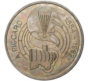 5 франков 1984 года Швейцария «100 лет со дня рождения Огюста Пикара»
