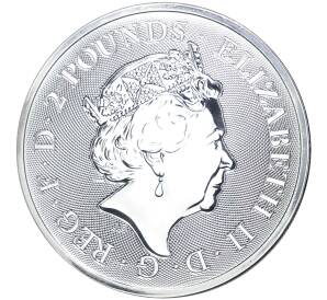 2 фунта 2021 года Великобритания «Святой Георгий и Дракон» — Фото №2