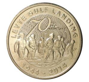 5 песо 2014 года Филиппины «70 лет битве за Лейте» — Фото №1