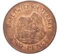 Монета 2 пенса 2002 года Джерси (Артикул K27-5112)