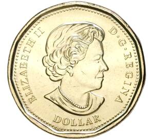 1 доллар 2021 года Канада «125 лет клондайкской золотой лихорадке» — Фото №2