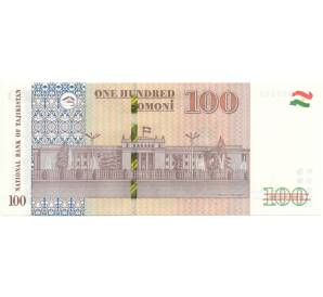 100 сомони 2017 года Таджикистан — Фото №2