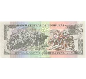 5 лемпир 2014 года Гондурас — Фото №2
