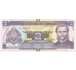 2 лемпиры 2014 года Гондурас — Фото №1