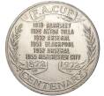 Жетон 1972 года Великобритания «Столетие Кубка Англии — Футбольный клуб Астон Вилла»