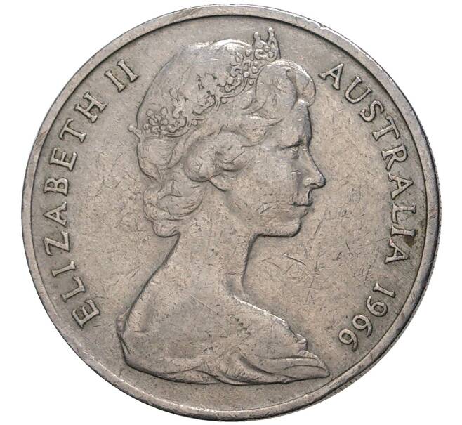 20 центов 1966 года Австралия