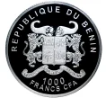 Монета 1000 франков 2012 года Бенин «Чудеса Египта — Сфинкс» (Артикул M2-52513)