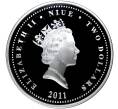 Монета 2 доллара 2011 года Ниуэ «Пираты Карибского моря — Черная Борода» (Артикул M2-52517)