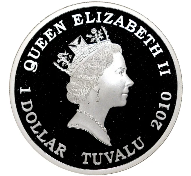 Монета 1 доллар 2010 года Тувалу «Грузовики — Kenworth W900» (Артикул M2-52521)