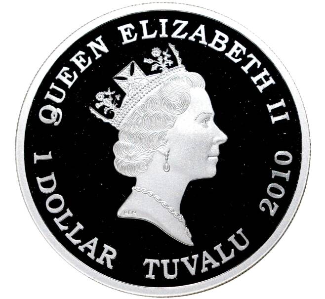 Монета 1 доллар 2010 года Тувалу «Грузовики — Scania R500» (Артикул M2-52522)