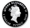 Монета 1 доллар 2010 года Тувалу «Грузовики — Freightliner Cascadia» (Артикул M2-52523)