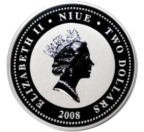 2 доллара 2008 года Ниуэ «Автомобили ГАЗ — ГАЗ-13 Чайка» — Фото №2