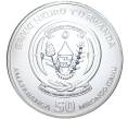 Монета 50 франков 2020 года Руанда «Китайский гороскоп — Год крысы» (Артикул M2-52608)