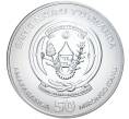 Монета 50 франков 2018 года Руанда «Китайский гороскоп — год собаки» (Артикул M2-52609)