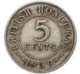 Монета 5 центов 1939 года Британский Гондурас (Артикул K27-5301)