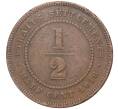 Монета 1/2 цента 1916 года Стрейтс Сетлментс (Артикул K27-5310)