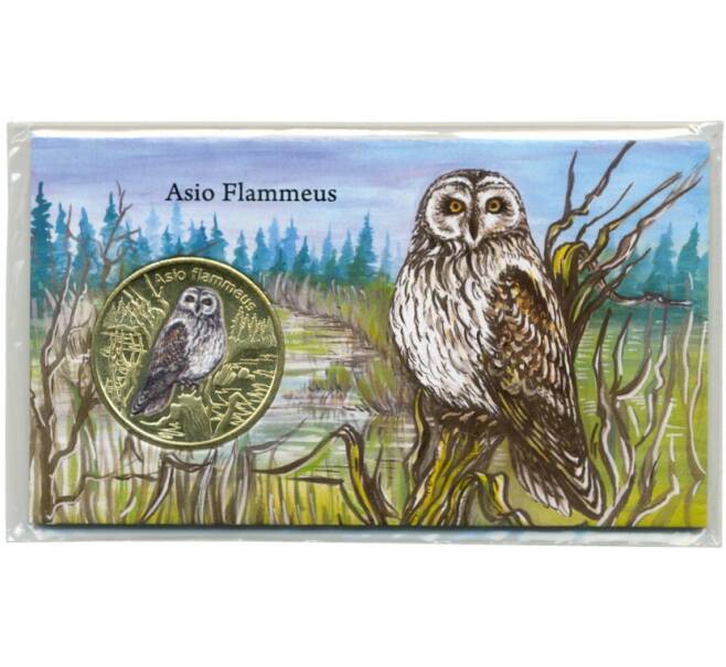 1 доллар 2021 года Остров Сан-Феликс «Болотная сова» (Unusual) (Артикул: M2-52648) — Фото №1