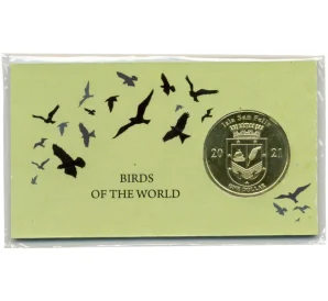 1 доллар 2021 года Остров Сан-Феликс «Болотная сова» (Unusual)