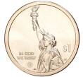 Монета 1 доллар 2021 года Р США «Американские инновации — Мост-тоннель через Чесапикский залив» (Артикул M2-52650)