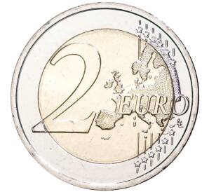 2 евро 2021 года Эстония «Волк»