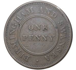 Токен 1 пенни 1811 года Великобритания — Бирмингем