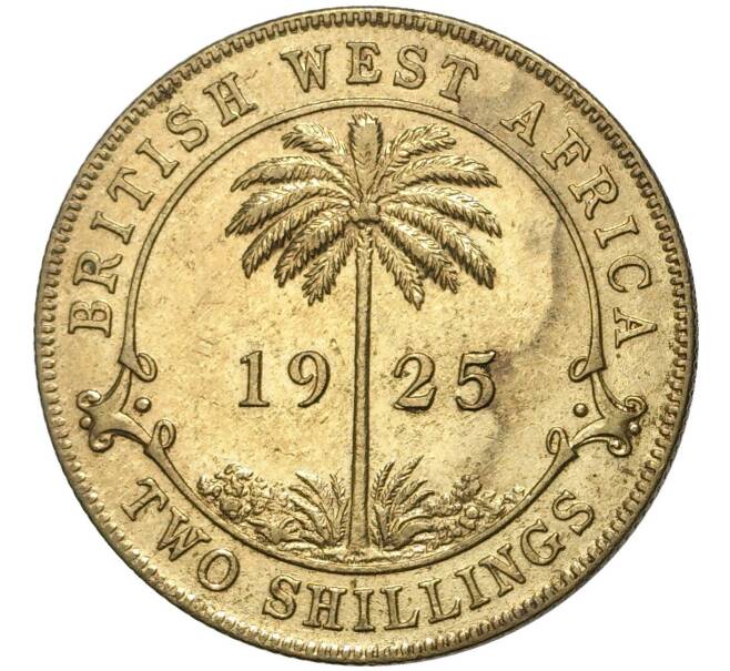 Монета 2 шиллинга 1925 года Британская Западная Африка (Артикул M2-52763)