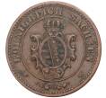 Монета 2 пфеннига 1869 года Саксония (Артикул M2-52797)