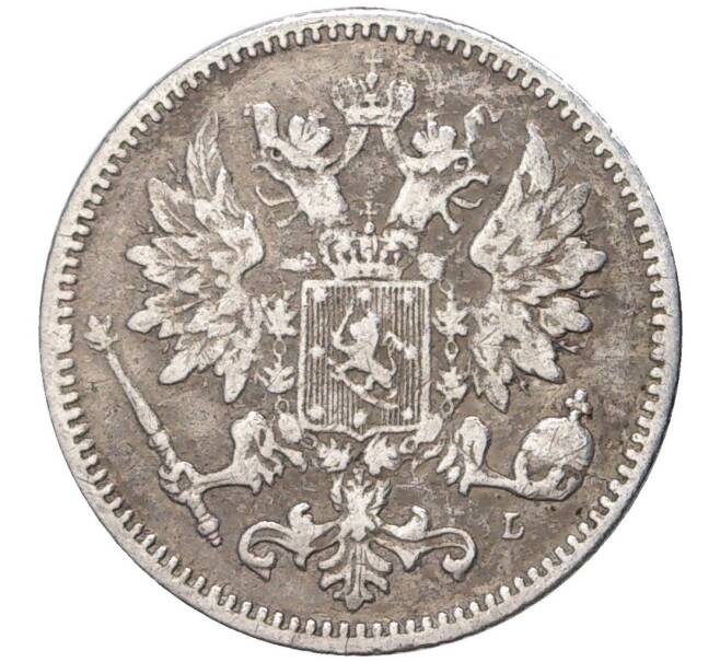 Монета 25 пенни 1894 года Русская Финляндия (Артикул K27-5322)