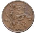 Монета 2 сента 1934 года Эстония (Артикул K27-5331)