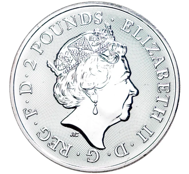 Монета 2 фунта 2022 года Великобритания «Дева Мариан» (Артикул M2-52838)