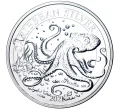 Монета 1 доллар 2021 года Барбадос «Осьминог» (Артикул M2-52839)