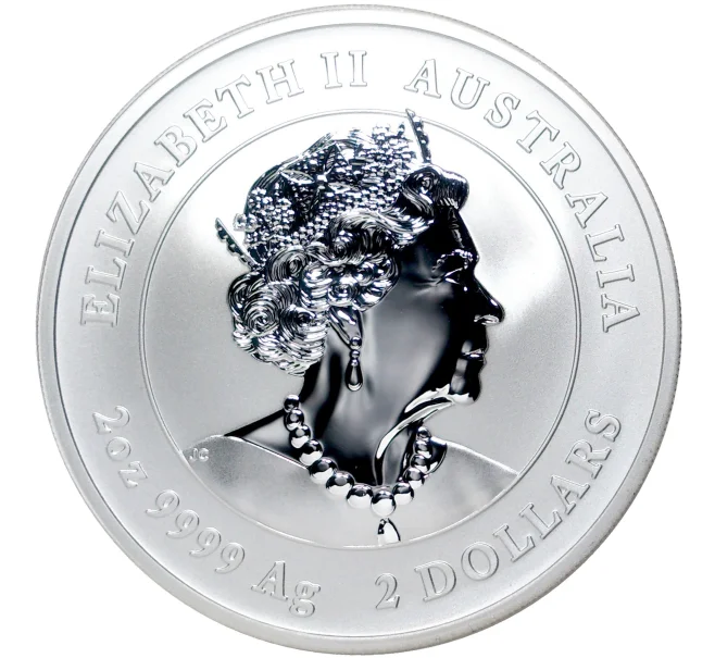Монета 2 доллара 2022 года Австралия «Китайский гороскоп — Год тигра» (Артикул M2-52844)