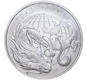 1 фунт 2021 года Остров Святой Елены «Китайский торговый доллар»