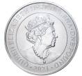 Монета 1 фунт 2021 года Остров Святой Елены «Китайский торговый доллар» (Артикул M2-52870)