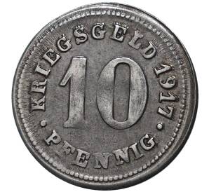10 пфеннигов 1917 года Германия — город Нехайм (Нотгельд)