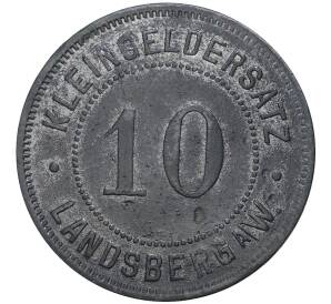 10 пфеннигов 1917-1921 года Германия — город Ландсберг-ан-дер-Варте (Нотгельд)