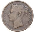 Монета 1/2 цента 1862 года Стрейтс Сетлментс (Артикул M2-52975)