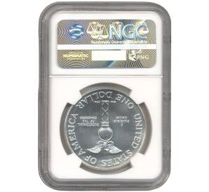 1 доллар 1989 года D США «200 лет Конгрессу» В слабе NGC (MS69)
