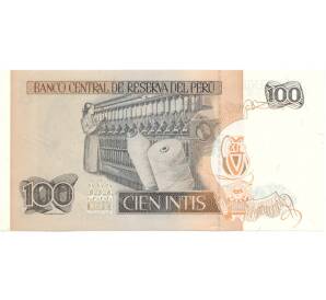 100 инти 1987 года Перу — Фото №2